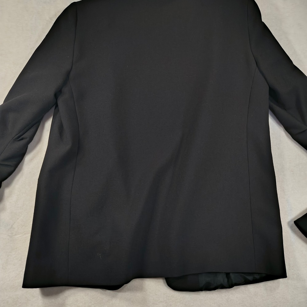 Topshop Blazer Size 6 Lace Up Sleeve Flared Cuff Statement Jacket Chic Evening - Picture 2 of 8